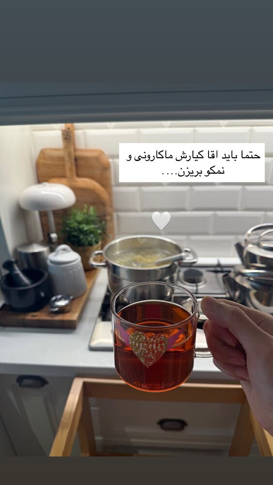  جدید ترین استوری اینستاگرام كامليا رودنشين