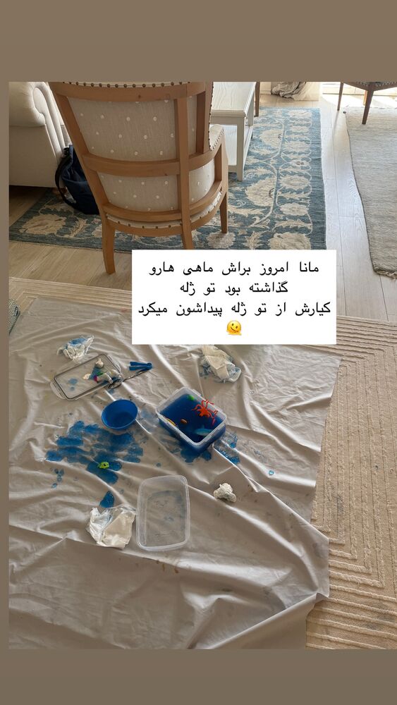  جدید ترین استوری اینستاگرام كامليا رودنشين