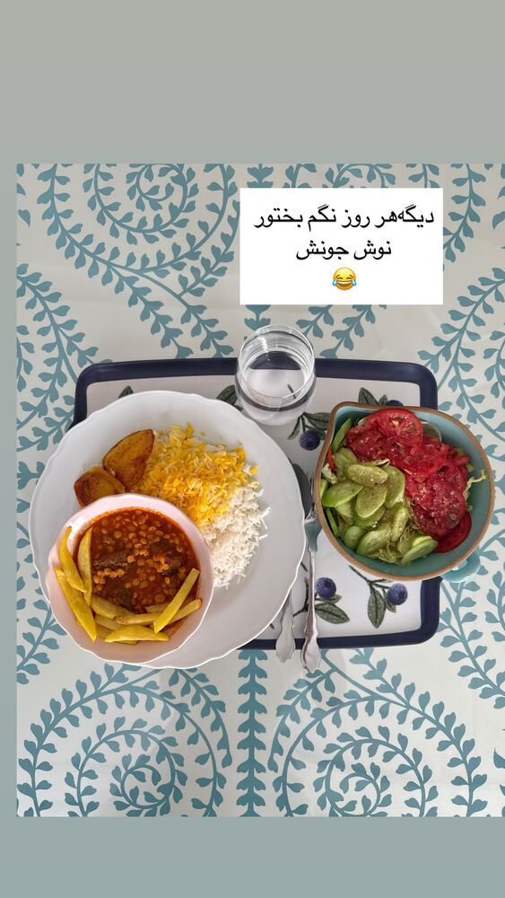  جدید ترین استوری اینستاگرام كامليا رودنشين