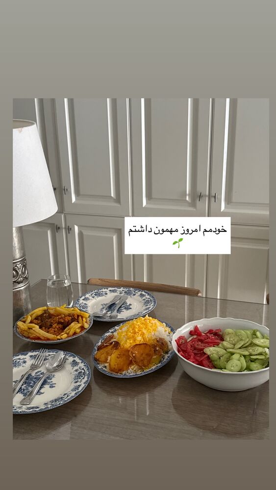  جدید ترین استوری اینستاگرام كامليا رودنشين
