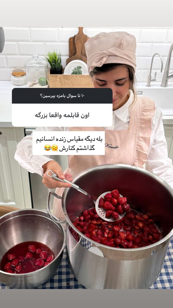  جدید ترین استوری اینستاگرام كامليا رودنشين