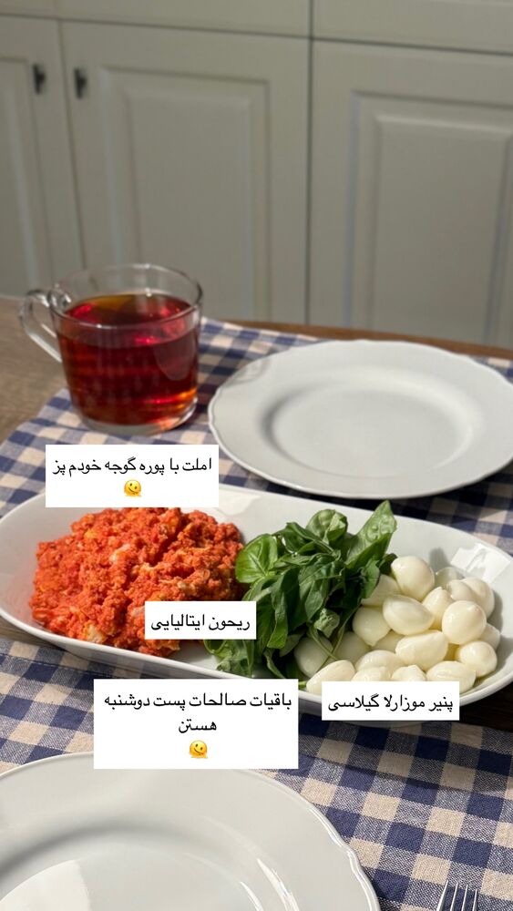  جدید ترین استوری اینستاگرام كامليا رودنشين