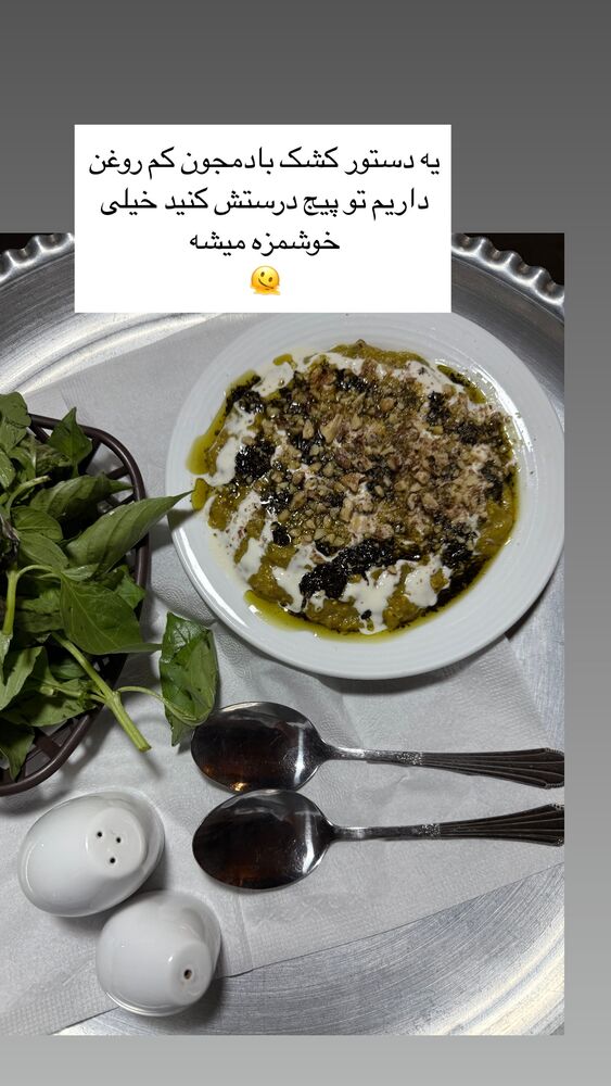  جدید ترین استوری اینستاگرام كامليا رودنشين