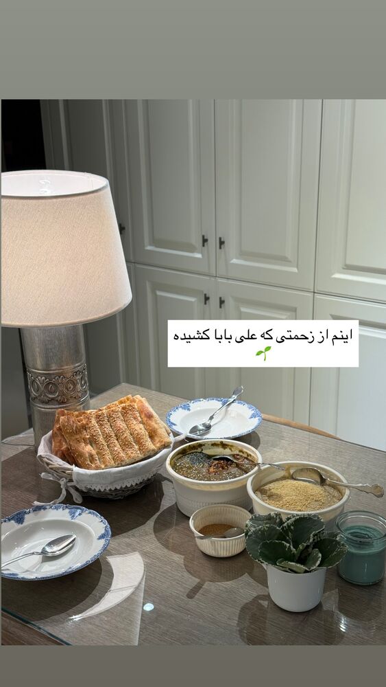  جدید ترین استوری اینستاگرام كامليا رودنشين
