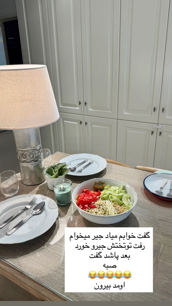  جدید ترین استوری اینستاگرام كامليا رودنشين