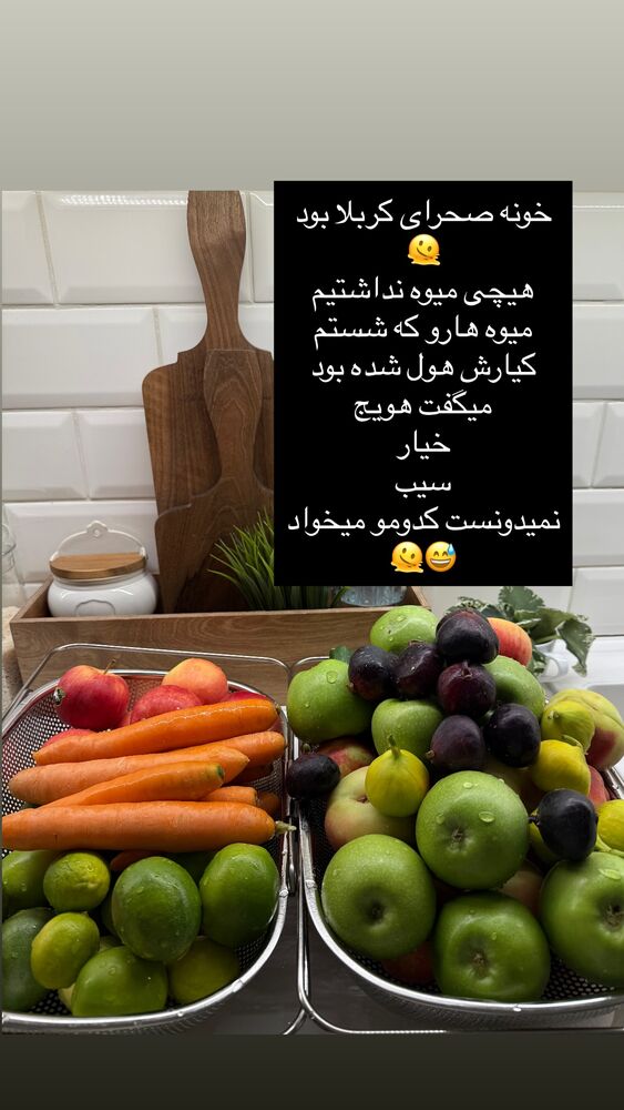  جدید ترین استوری اینستاگرام كامليا رودنشين
