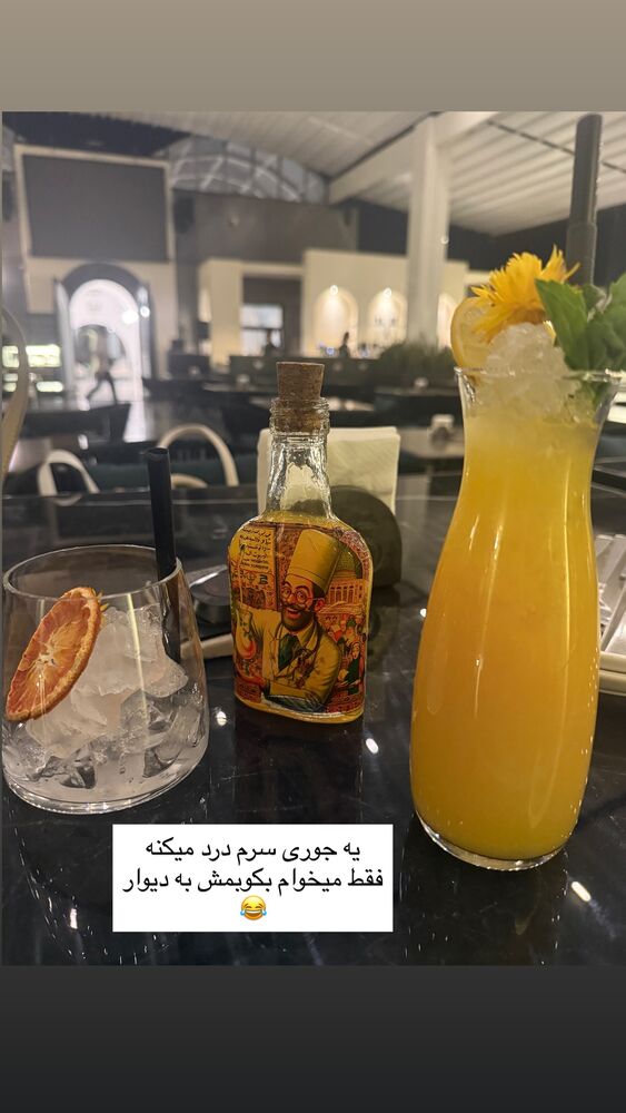  جدید ترین استوری اینستاگرام كامليا رودنشين