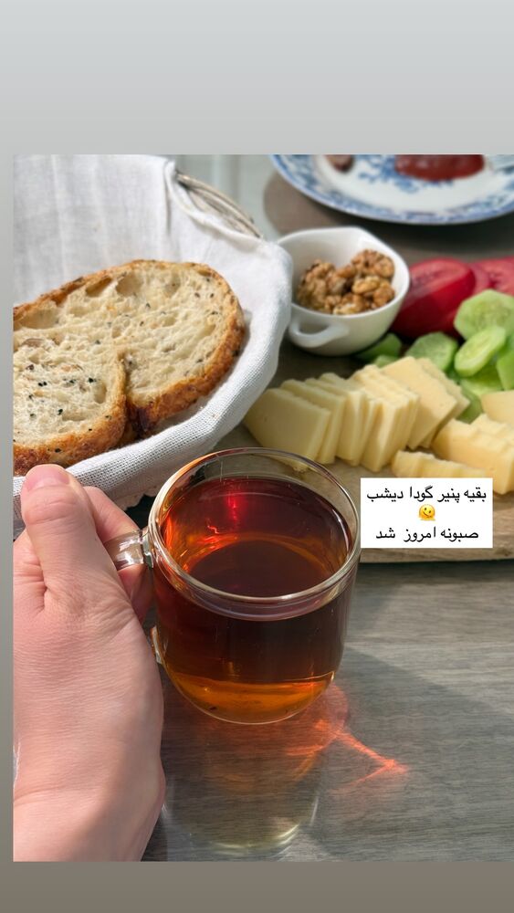  جدید ترین استوری اینستاگرام كامليا رودنشين