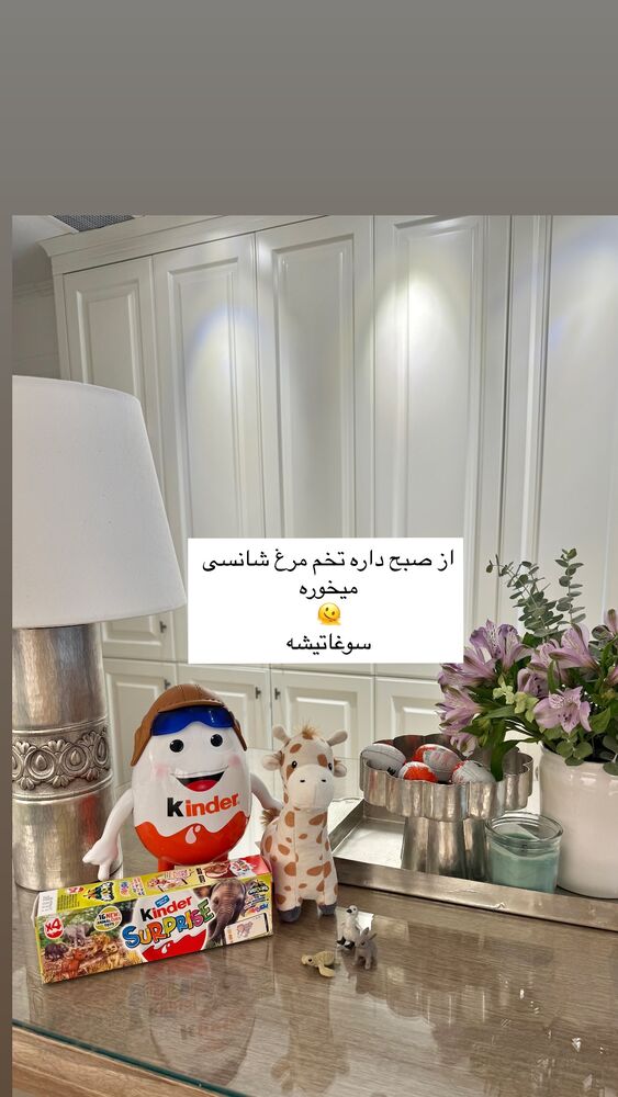  جدید ترین استوری اینستاگرام كامليا رودنشين