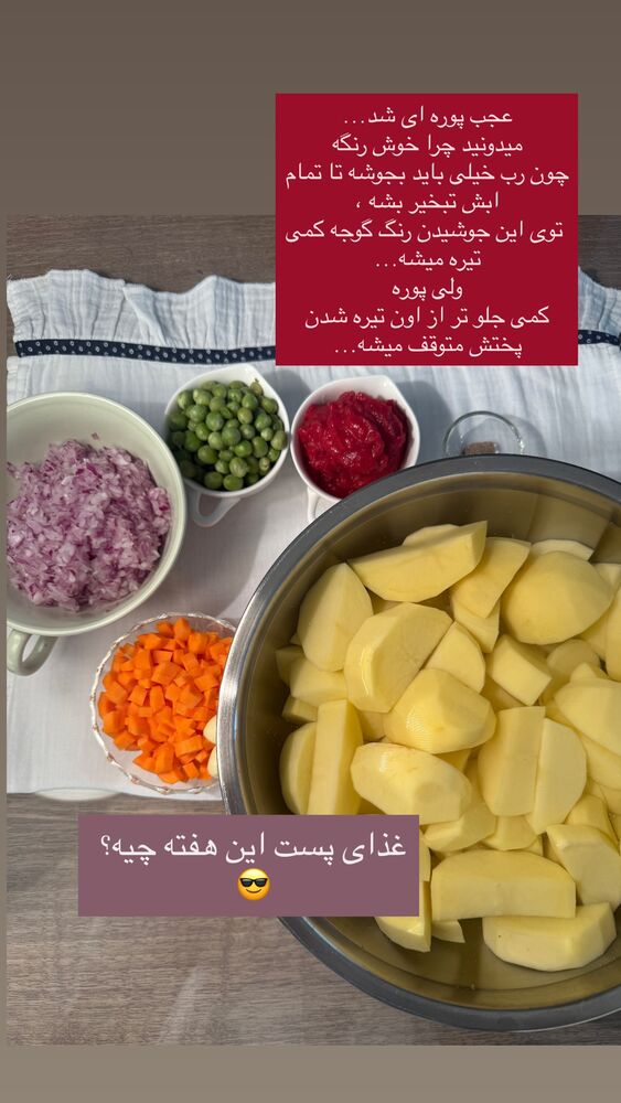 جدید ترین استوری اینستاگرام كامليا رودنشين