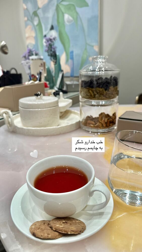  جدید ترین استوری اینستاگرام كامليا رودنشين