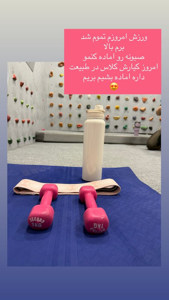  جدید ترین استوری اینستاگرام كامليا رودنشين
