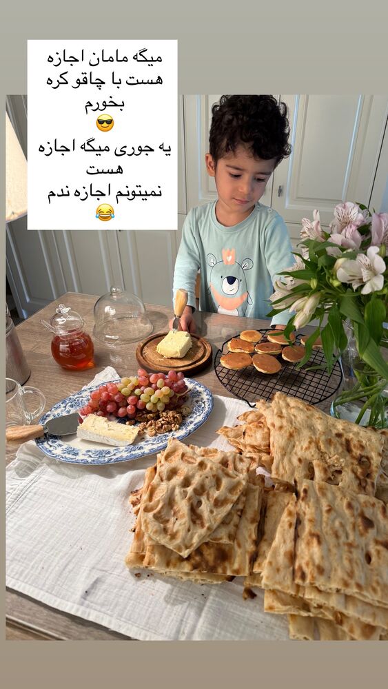  جدید ترین استوری اینستاگرام كامليا رودنشين