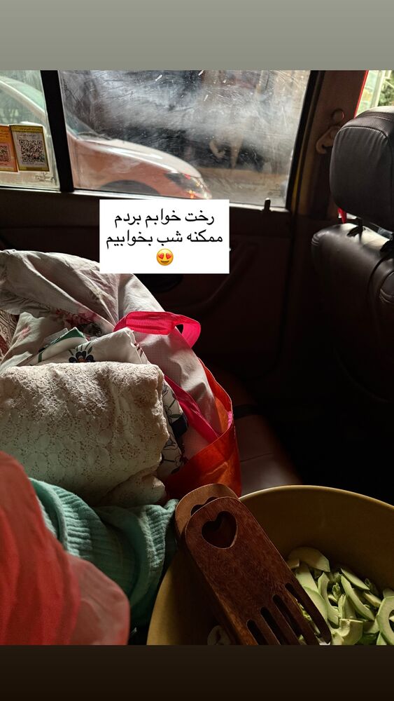  جدید ترین استوری اینستاگرام كامليا رودنشين