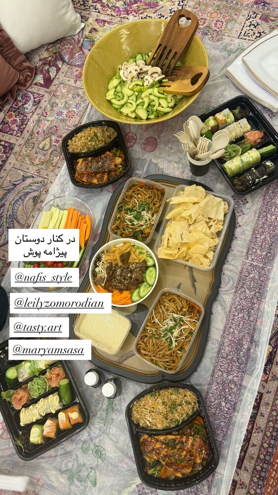  جدید ترین استوری اینستاگرام كامليا رودنشين