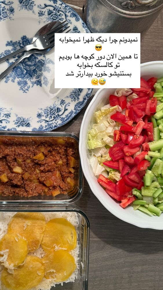  جدید ترین استوری اینستاگرام كامليا رودنشين