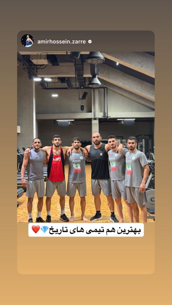  جدید ترین استوری اینستاگرام کامران قاسمپور
