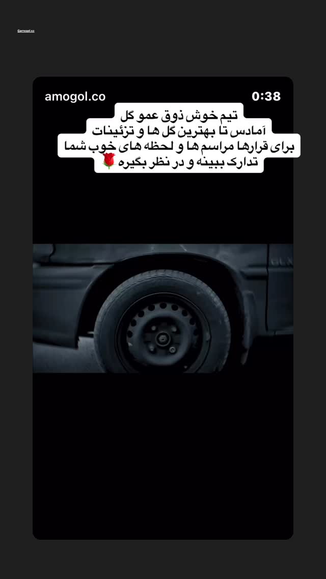  جدید ترین استوری اینستاگرام کامی یوسفی
