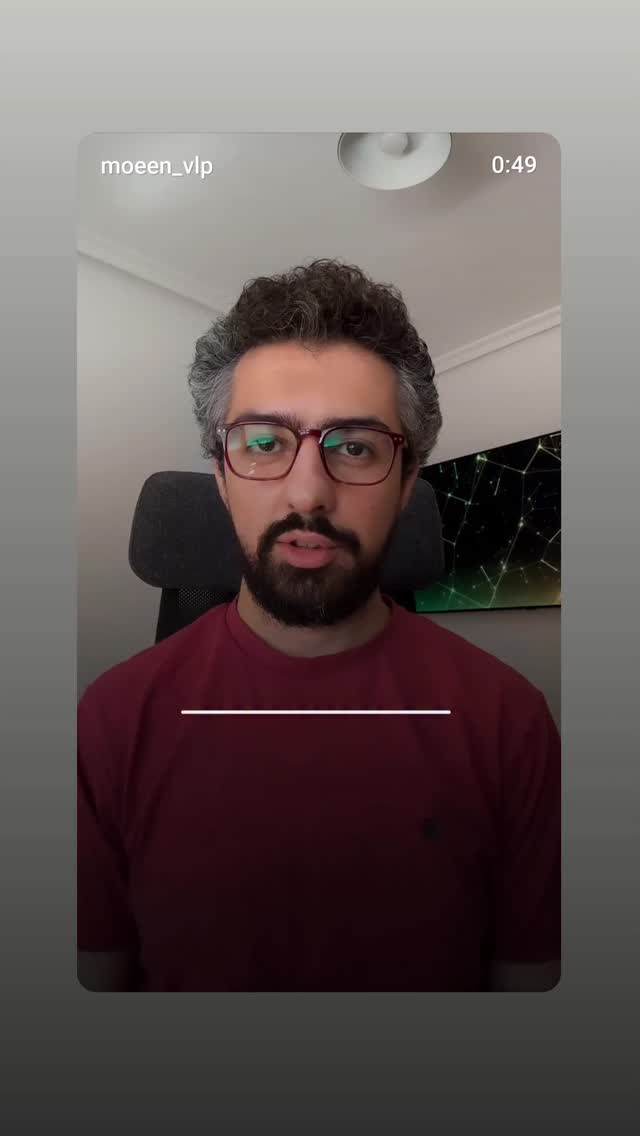  جدید ترین استوری اینستاگرام کاوه راد