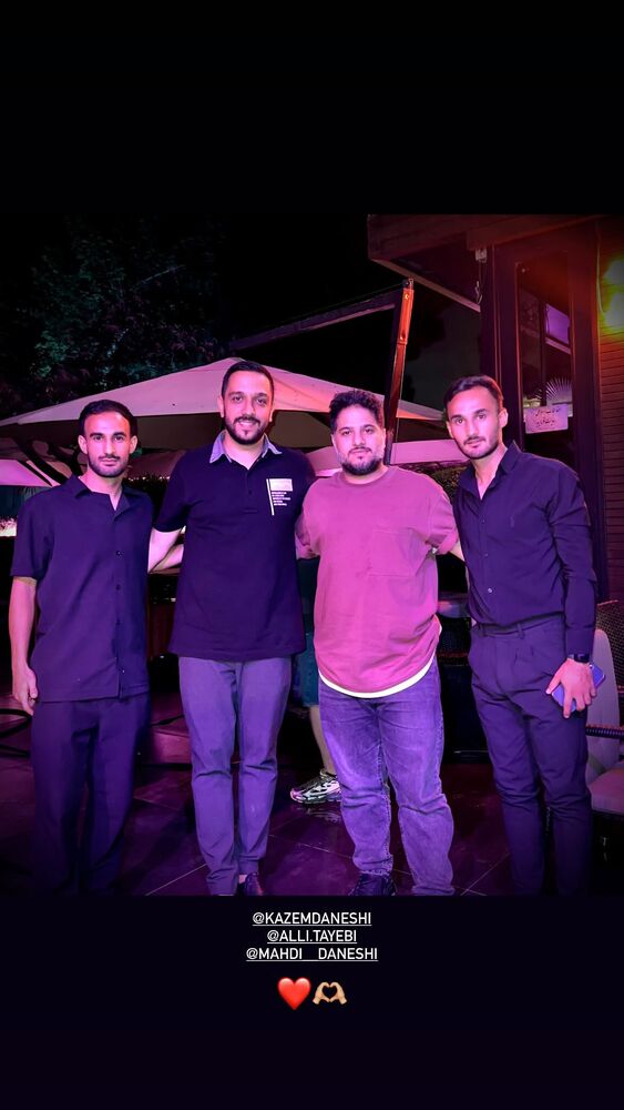  جدید ترین استوری اینستاگرام کاظم دانشی
