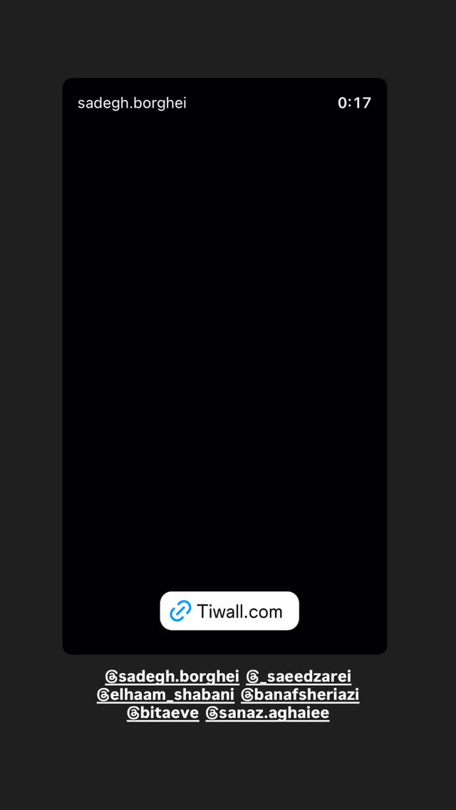  جدید ترین استوری اینستاگرام کیوان ساکت اف