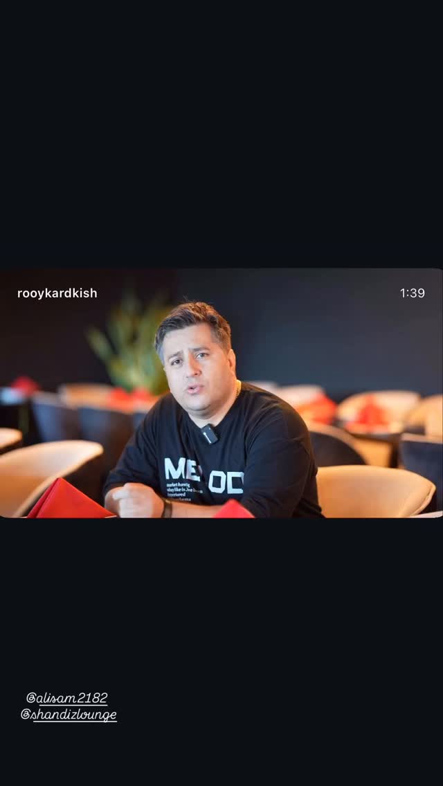  جدید ترین استوری اینستاگرام خان احمد تاجمیری