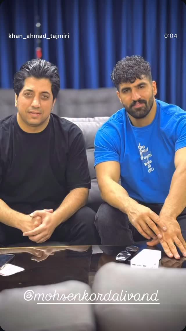  جدید ترین استوری اینستاگرام خان احمد تاجمیری