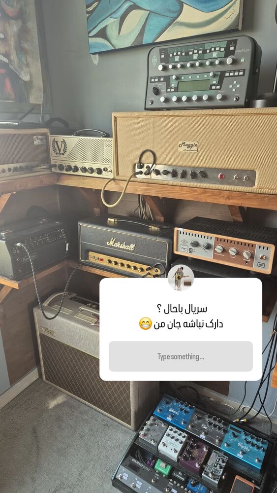  جدید ترین استوری اینستاگرام خشایار جوزی
