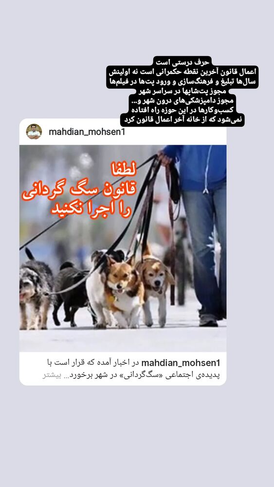  جدید ترین استوری اینستاگرام کمیل خجسته