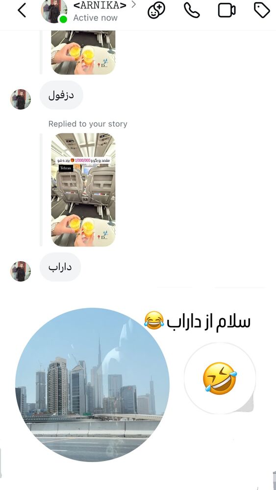  جدید ترین استوری اینستاگرام الناز شمی