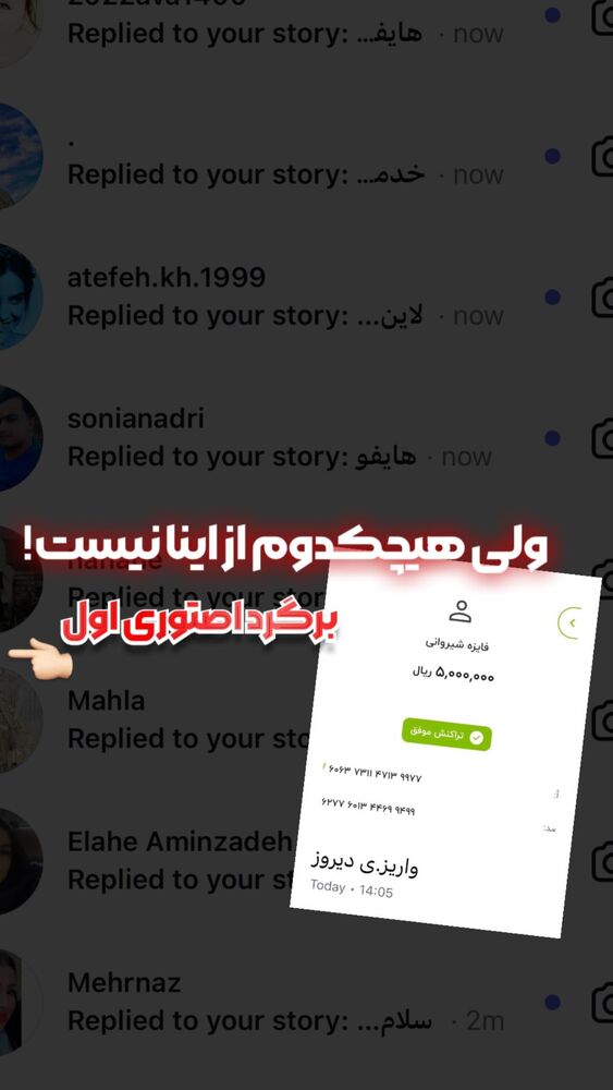  جدید ترین استوری اینستاگرام الناز شمی