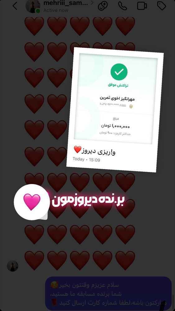  جدید ترین استوری اینستاگرام الناز شمی