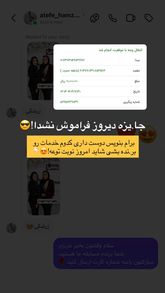  جدید ترین استوری اینستاگرام الناز شمی