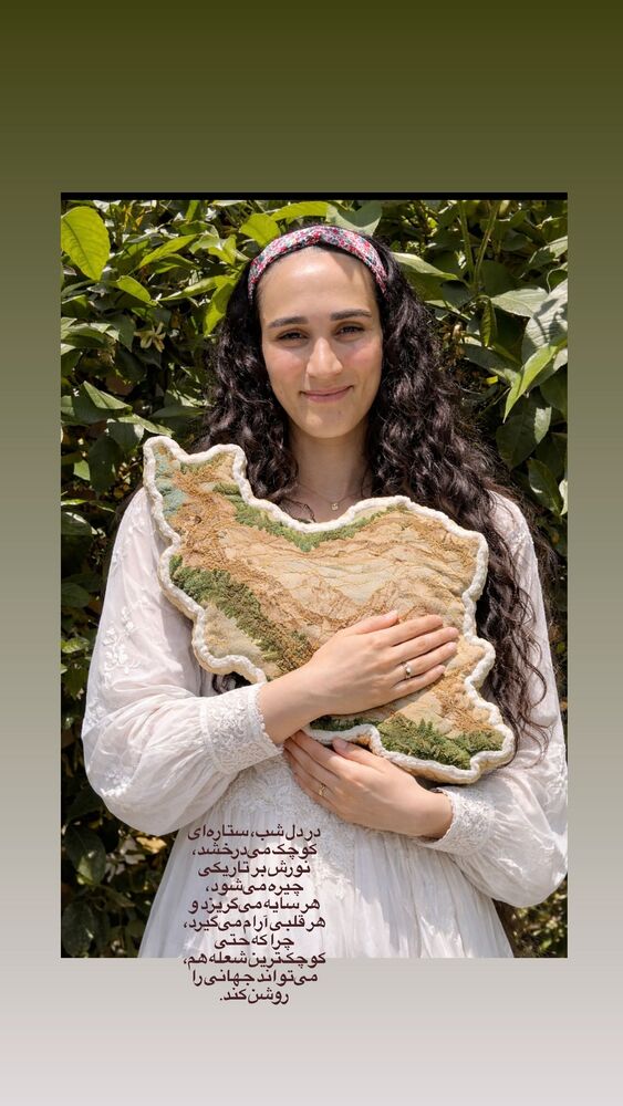  جدید ترین استوری اینستاگرام لیلا ابراهیمی