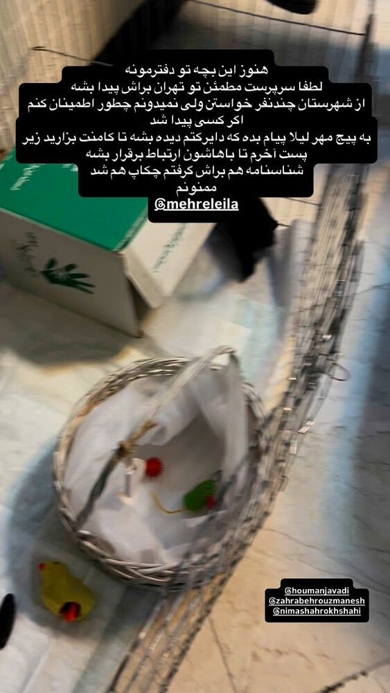  جدید ترین استوری اینستاگرام لیلا بلوکات
