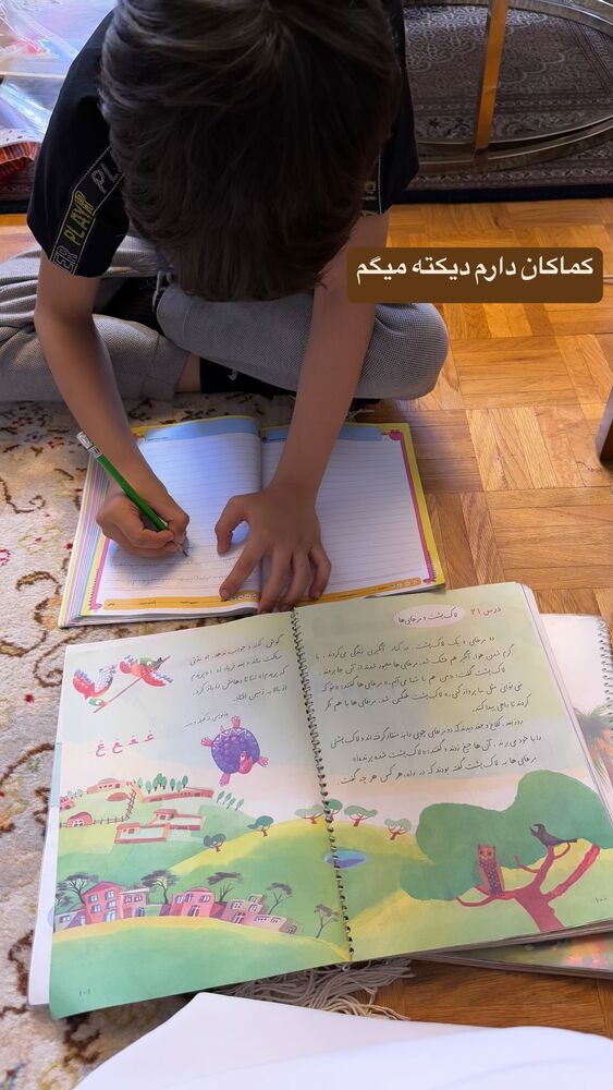  جدید ترین استوری اینستاگرام لیلی زمردیان
