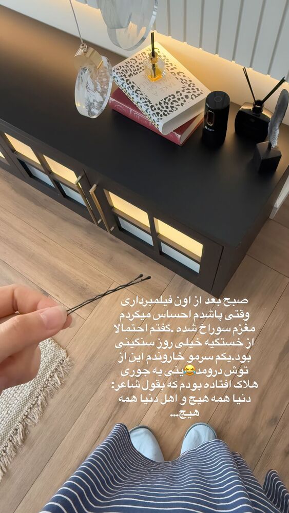  جدید ترین استوری اینستاگرام لیلی زمردیان