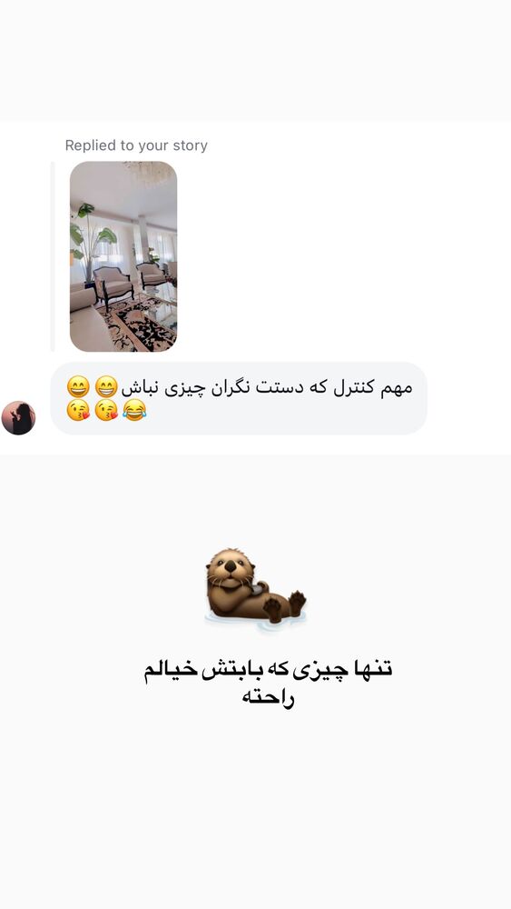  جدید ترین استوری اینستاگرام لیلی زمردیان