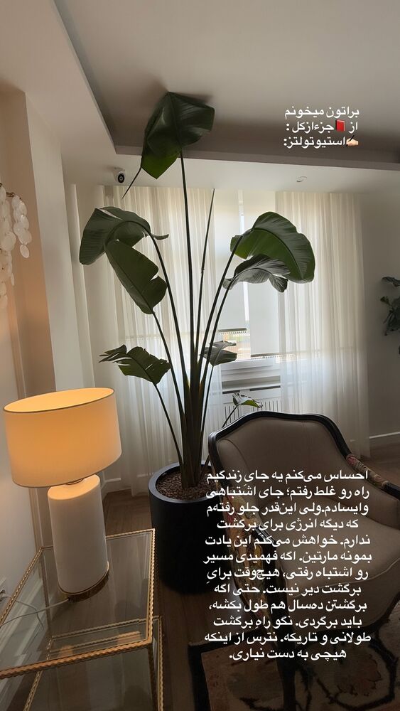  جدید ترین استوری اینستاگرام لیلی زمردیان