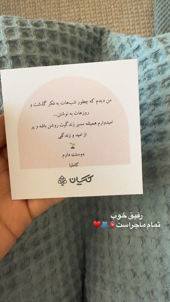  جدید ترین استوری اینستاگرام لیلی زمردیان