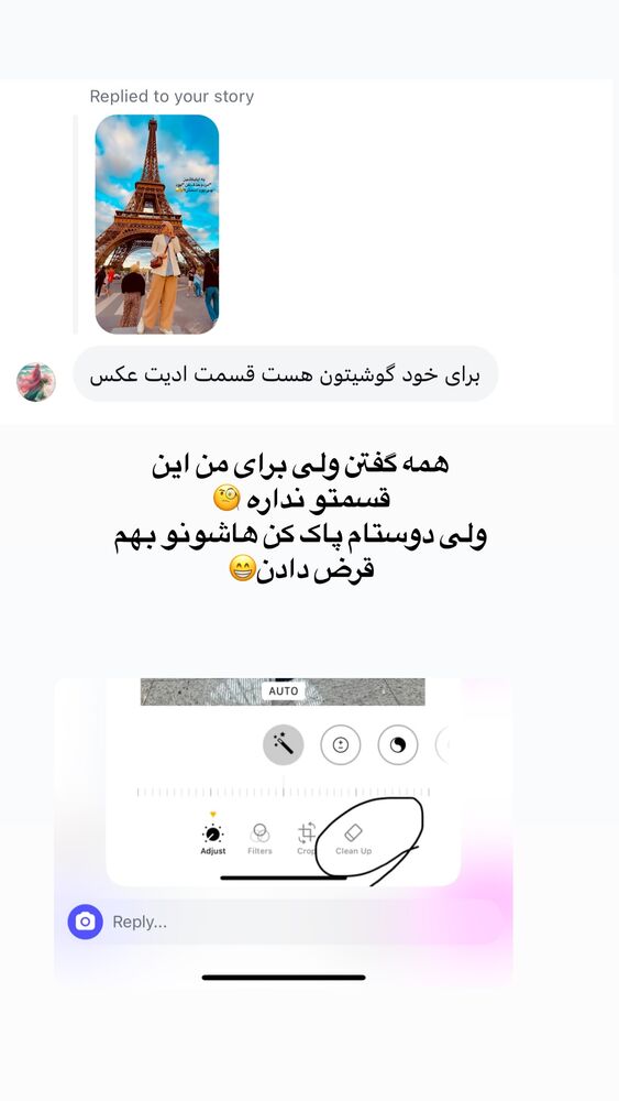  جدید ترین استوری اینستاگرام لیلی زمردیان