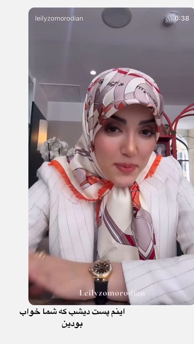  جدید ترین استوری اینستاگرام لیلی زمردیان