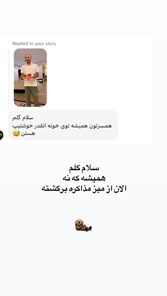  جدید ترین استوری اینستاگرام لیلی زمردیان