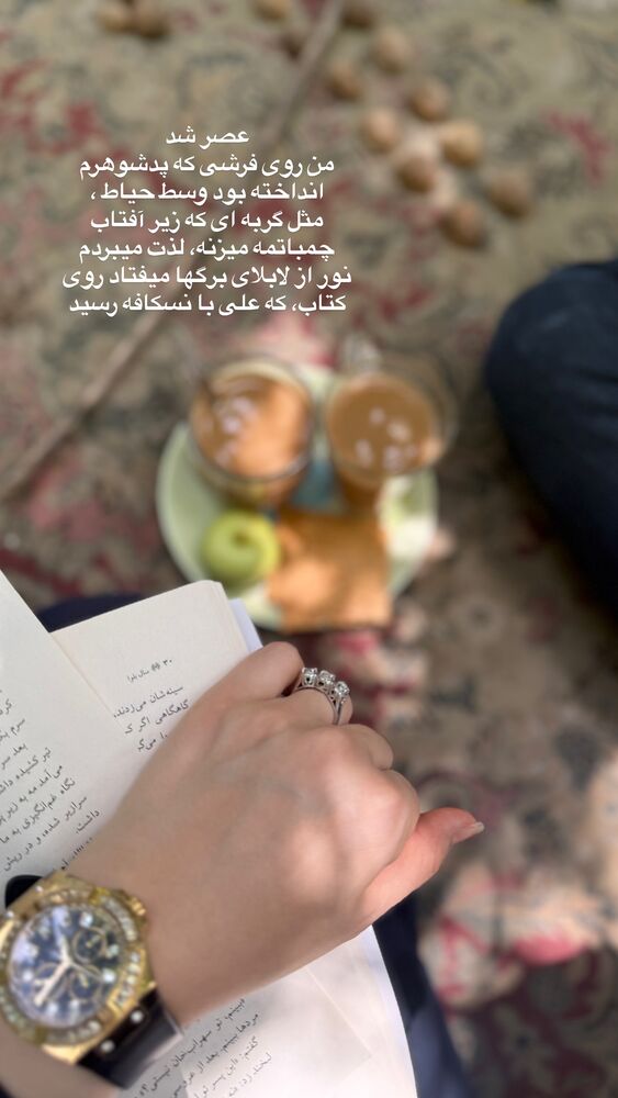  جدید ترین استوری اینستاگرام لیلی زمردیان
