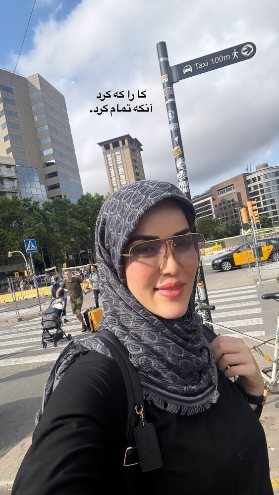  جدید ترین استوری اینستاگرام لیلی زمردیان