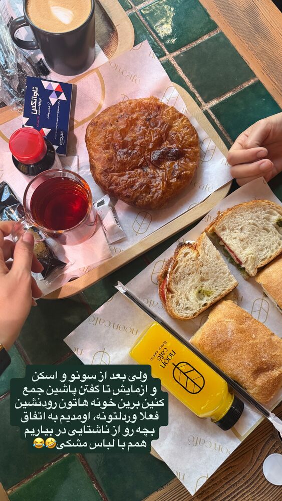  جدید ترین استوری اینستاگرام لیلی زمردیان
