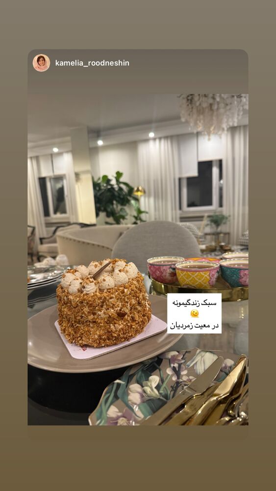  جدید ترین استوری اینستاگرام لیلی زمردیان