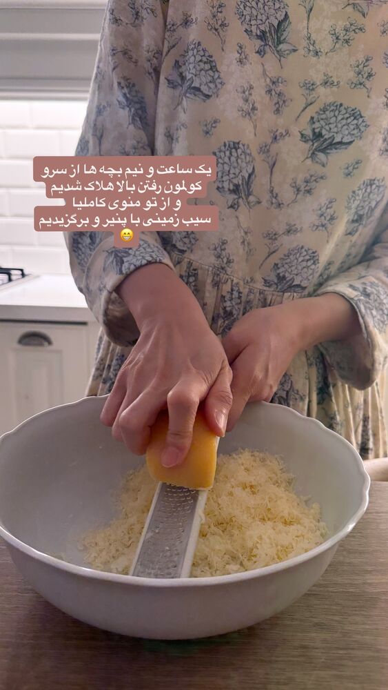  جدید ترین استوری اینستاگرام لیلی زمردیان