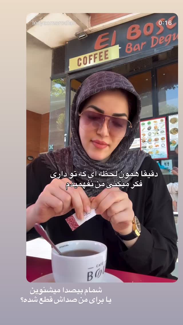  جدید ترین استوری اینستاگرام لیلی زمردیان