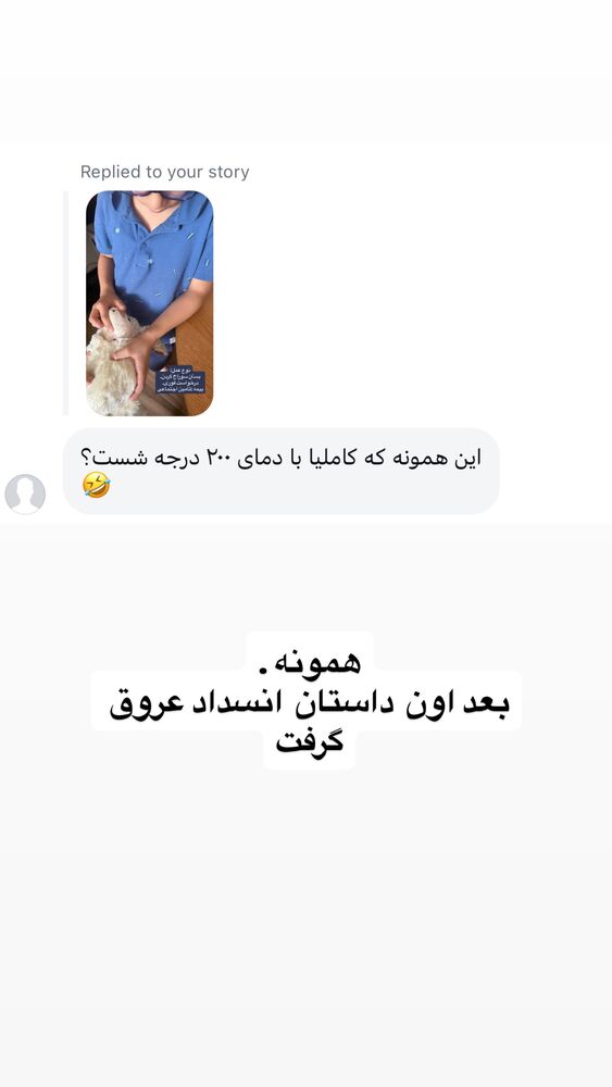 جدید ترین استوری اینستاگرام لیلی زمردیان